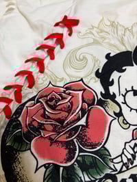 Image 2 of Medium cream Betty lace destroyed longsleeve