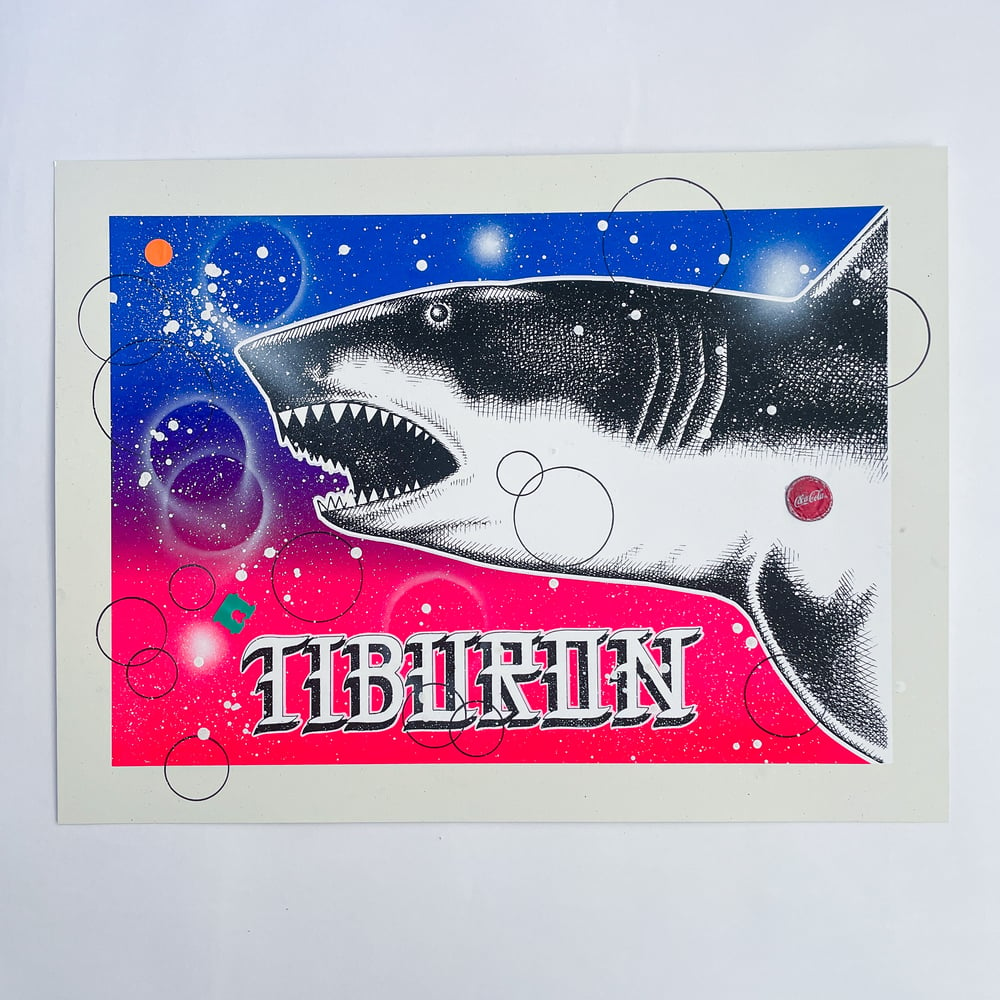 Carlos Ramirez- “Tiburones” Hand Embellished 