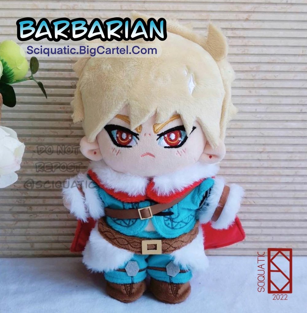 Image of Barbarian Fantasy AU Plush