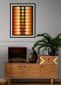 Image 2 of 'Retrograde' 250gsm Matt Art Print Vintage Groove Design