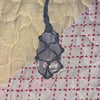 Quartz Necklace Gray String
