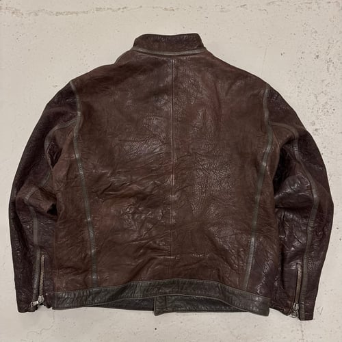 Image of 1990s Cropped Leather Jacket, Size Medium