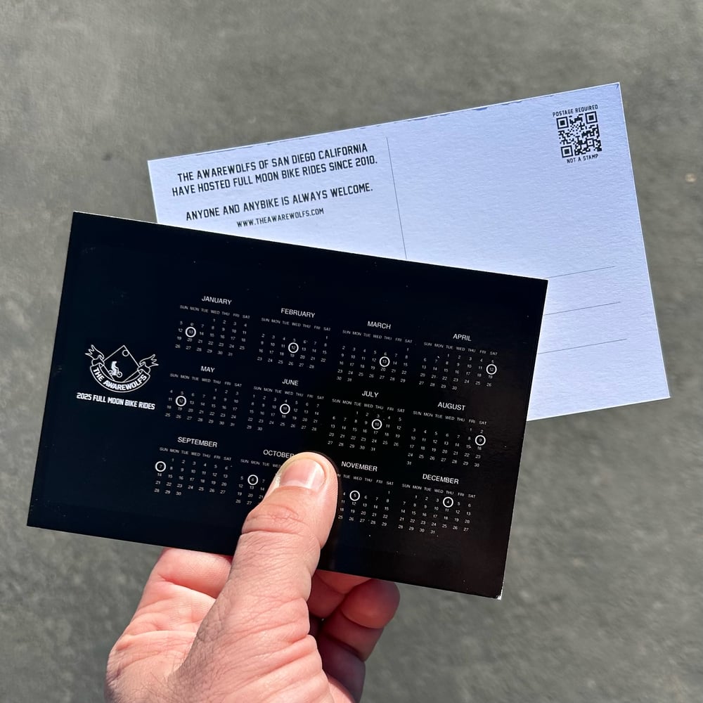 Image of 2025 FMBR CALENDAR POSTCARD