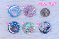 Image 3 of 32mm collage pins
