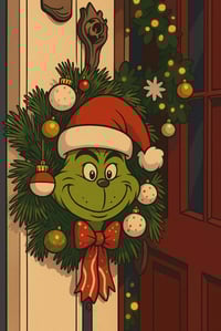 Grinch Wreath 