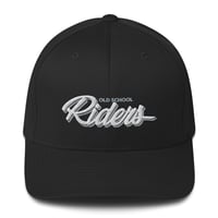 Image 2 of OLD SCHOOL RIDERS LOGO FLEXFIT HAT