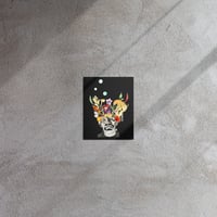 Image 2 of Frankenflower - Metal Prints - 3 Size Options - Botanical Art - Halloween Decor 