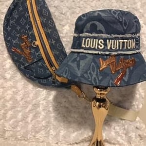 Image of Denim Bum bag &  bucket hat  bundle