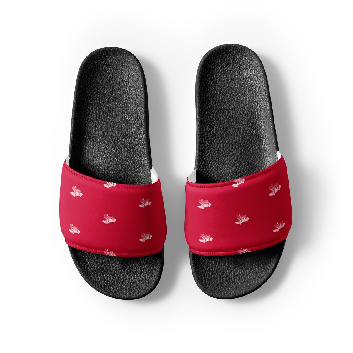 Image of Boss Mens Slides Radar Red