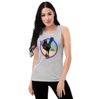 Image 1 of Birding is for Everyone 🏳️‍🌈 Pajariar es para Todxs | Fem’ Muscle Tank Top