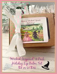 Image 1 of Wicked Inspired 4 Pack Organic Lip Balm Gift Set