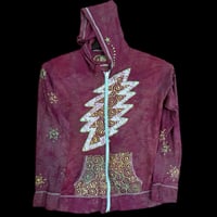 Image 1 of SMALL Ladies Lightweight Hoodie Maroon #2
