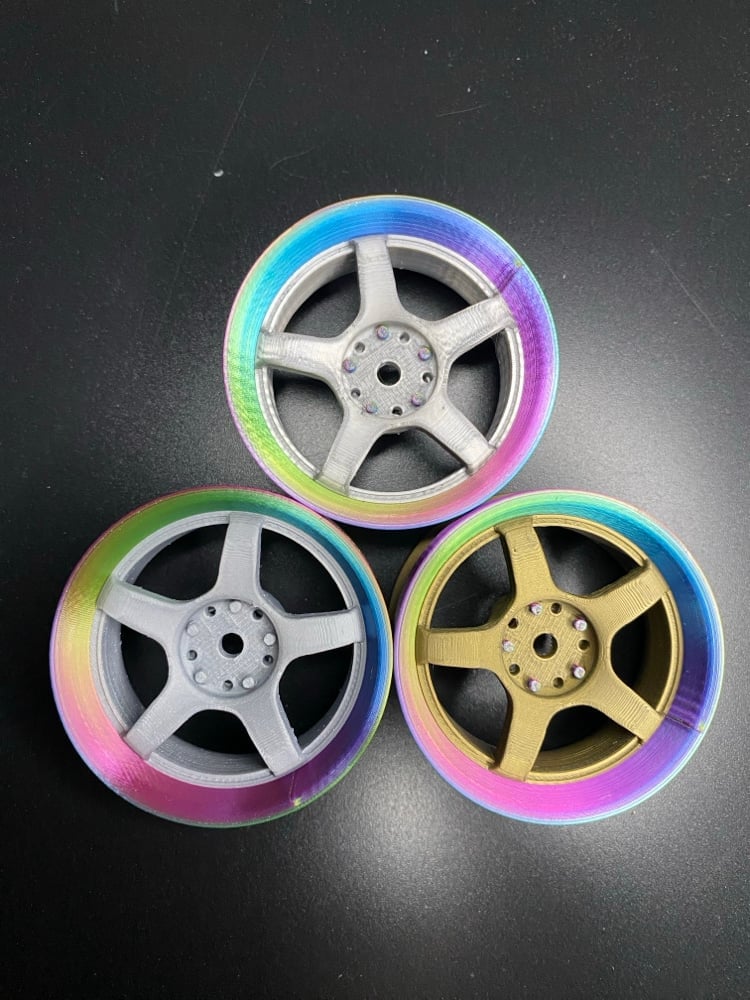 Image of 57 Pro Titanium Series 6mm RC Drift Wheels