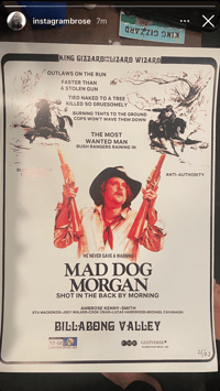 Mad Dog Morgan Poster