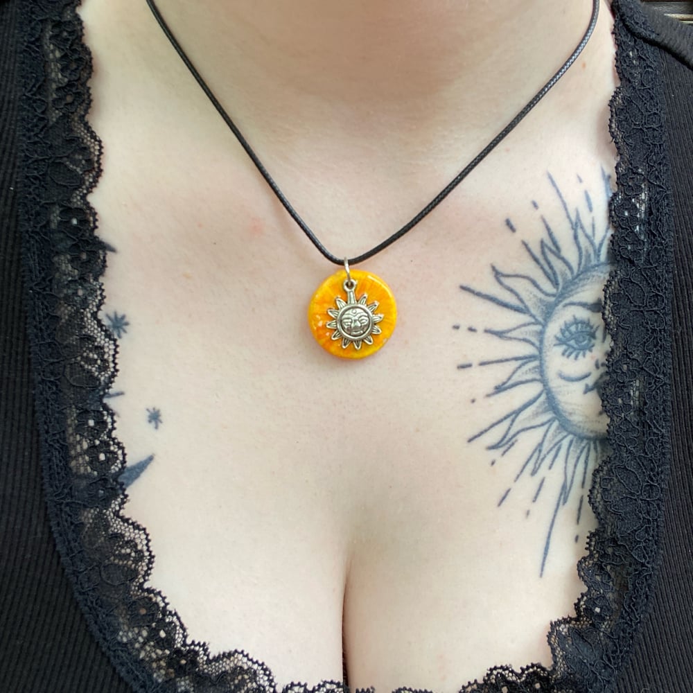 Image of little sun necklace 