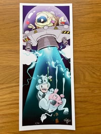 Image 1 of Moo. F.O. 30cm by 13cm Prints Cheo Signed And Stamped