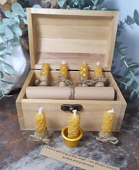 Image 1 of Gratitude Bees Wax Candles 