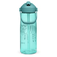 Image 12 of Flip straw water bottle zebra 