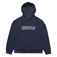 Image 1 of Navy “Varsity” Hoodie 