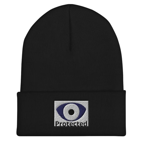 Image of Protected Embroidered  Cuffed Beanie