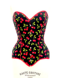 Image 2 of CHERRIES OVERBUST CORSET