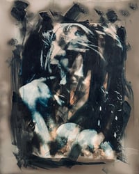 “Seated Portrait (Blue)”