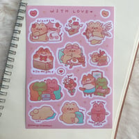 Image 1 of With Love Sticker Sheet