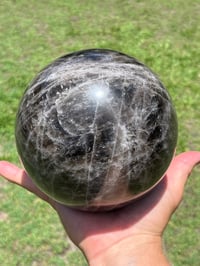 Image 6 of Large Smoky Quartz Sphere Statement Piece #2533