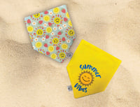 Image 1 of Summer Vibes / Sunshine and Lemons Reversible Bandana