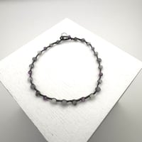 Image 2 of Angelite & Amethyst Bracelet