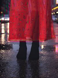 Image 3 of FALDA TUL SARA ROJA