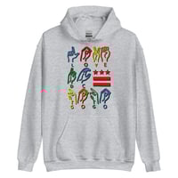 Image 2 of LOVE DC GOGO "THE LANGUAGE OF LOVE" Light Unisex Hoodie (see color options)