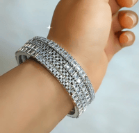 Image 1 of 4 Pieces American Diamond Bangles Set_GPB_1206 