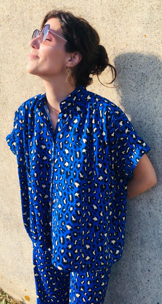 Image of Chemise LeoBlue