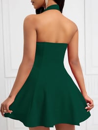 Image 2 of Fun Flare Mini Dress - Green