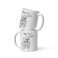 Image 3 of White glossy mug I begeth 