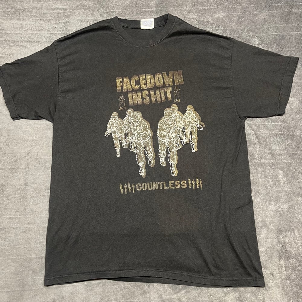 Image of FACE DOWN IN SHIT (2 sided XTRA LARGE)