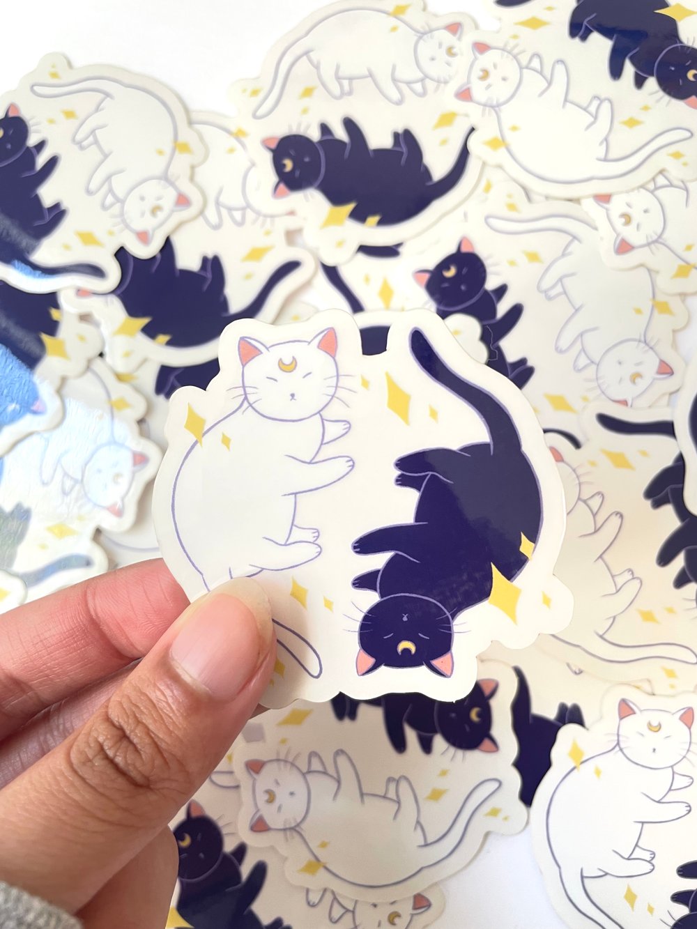 Image of Sailor Cats "Clear" Sticker