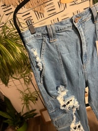 Image 2 of NWT distressed denim jeans 