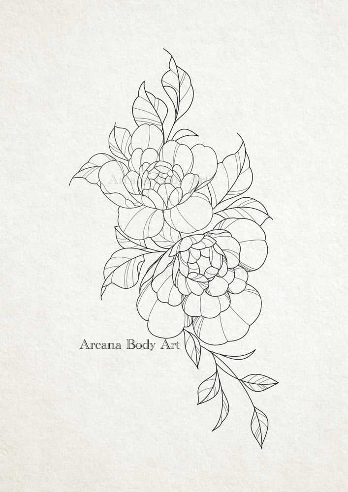 Image of pivoines douces