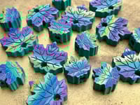 Image 1 of Underwater Maple Leaf + Bead Set