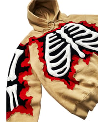 Image 6 of Reworked Cracky 3D Bones Hoodie Size L