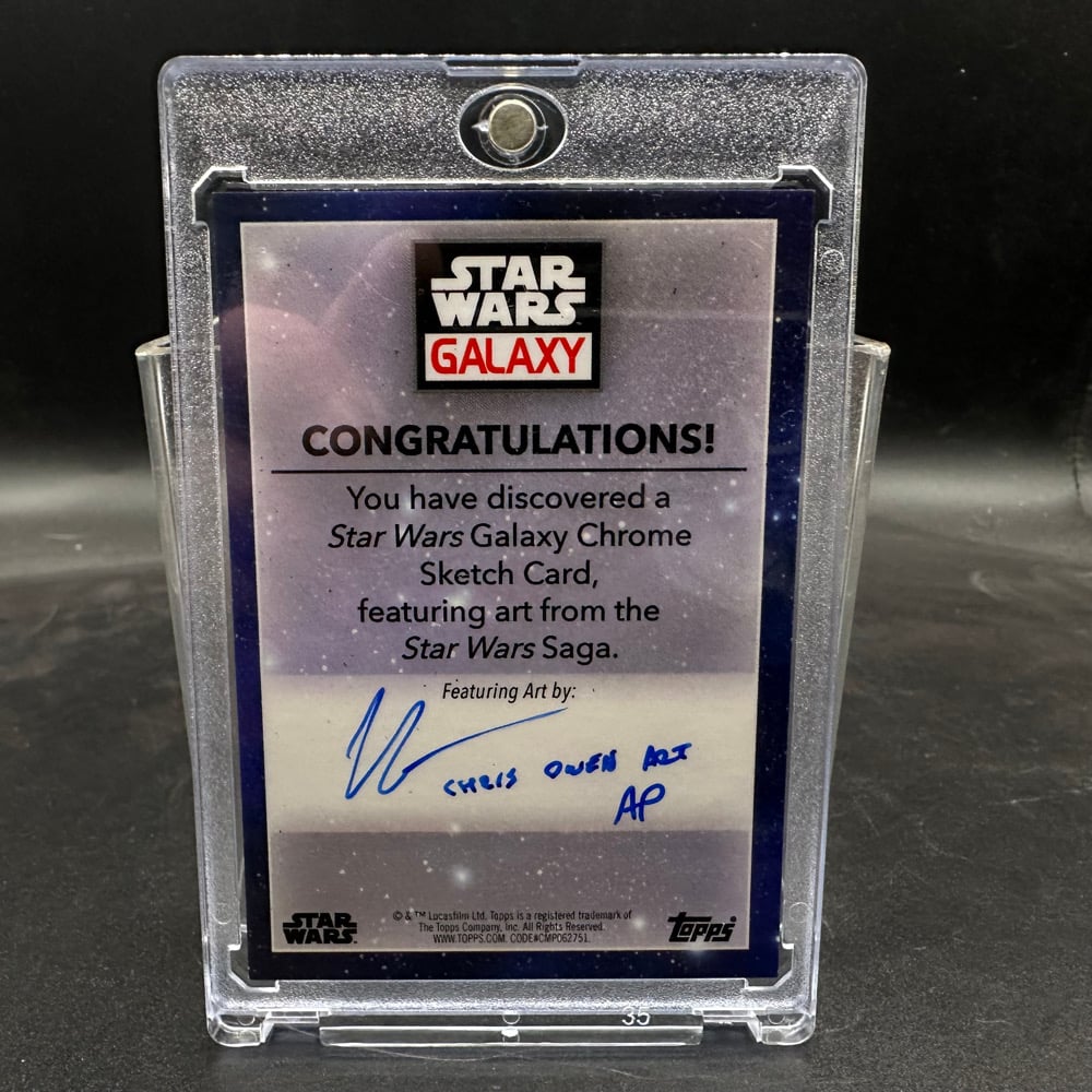 Topps Star Wars Darth Revan Sketch card 