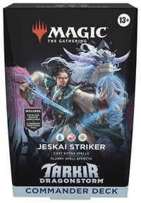 Magic The Gathering: Tarkir: Dragonstorm Commander Deck - Jeskai Striker