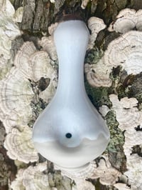 Image 1 of Small Porcelain Pipe in Hare’s Fur 