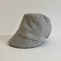 Image 1 of Fitzroy cap grey herringbone