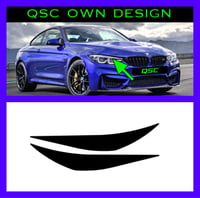 X2 Bmw M4/M3 3/4 Series Eyebrow Stickers 