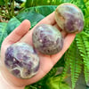 Chevron Amethyst Palmstone