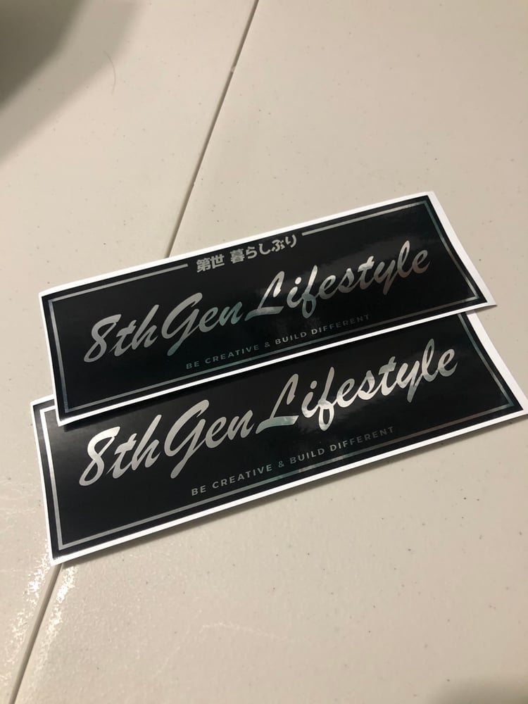 Image of Chrome Slap Sticker