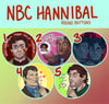 NBC Hannibal Buttons!